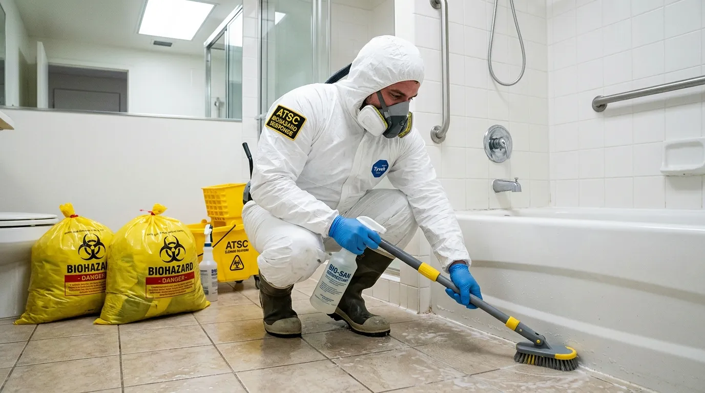 Decontamination equipment deployed for Blood Cleanup in Lady Lake